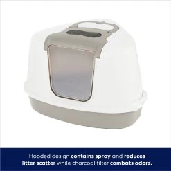 Frisco Flip Top Hooded Corner Cat Litter Box, Large, 21-in 10 Frisco Flip Top Hooded Corner Cat Litter Box, Large, 21-in -Frisco 155656 PT3. AC SS1800 V1675279579