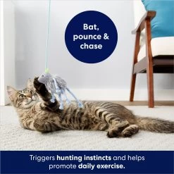 Frisco Bouncy Mouse Plush Teaser Cat Toy With Catnip -Frisco 161259 PT5. AC SS1800 V1686580155