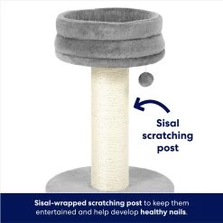 Frisco 24.8-in Heavy Duty Faux Fur Cat Tree -Frisco 169397 PT2. AC SS1800 V1667229717