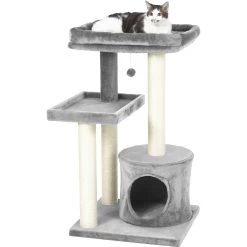 Frisco 42-in Heavy Duty Faux Fur Cat Tree & Condo -Frisco 169398 PT5. AC SS1800 V1584453369