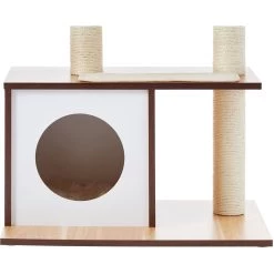 Frisco 28.5-in Modern Cat Tree & Condo -Frisco 177907 PT2. AC SS1800 V1584452299