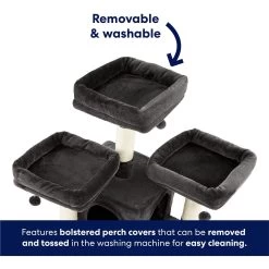 Frisco 68-in Faux Fur Cat Tree & Condo -Frisco 180384 PT3. AC SS1800 V1669908644