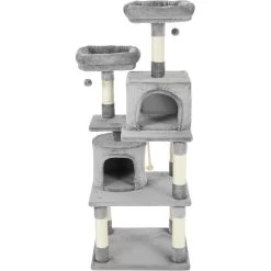 Frisco 61-in Faux Fur Cat Tree & Condo -Frisco 180395 PT4. AC SS1800 V1584453066