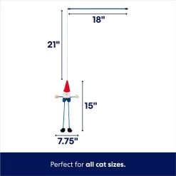 Frisco Gnome Teaser Wand Cat Toy With Catnip -Frisco 204545 PT1. AC SS1800 V1686579210