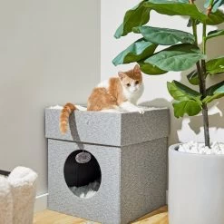 Frisco Single Cube Stackable And Collapsible Cat Condo