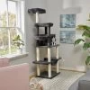 Frisco 73-in Cat Tree With Hammock, Condo, Lounge Basket, Top Perch & Bed -Frisco 214384 MAIN. AC SS1800 V1606832265