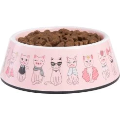 Frisco Pink Cute Cats Melamine Bowl -Frisco 216043 PT2. AC SS1800 V1591020680
