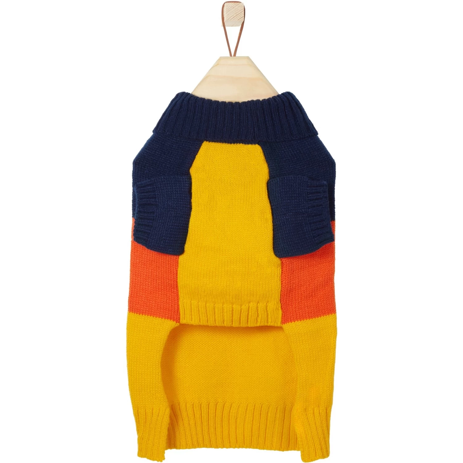 Frisco Colorblock Dog & Cat Turtleneck Sweater With Sleeves 7 Frisco Colorblock Dog & Cat Turtleneck Sweater With Sleeves - Image 5