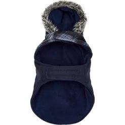 Frisco Plaid Hooded Insulated Dog & Cat Peacoat -Frisco 223874 PT4. AC SS1800 V1599160879