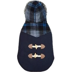 Frisco Plaid Hooded Insulated Dog & Cat Peacoat -Frisco 223874 PT5. AC SS1800 V1599160901