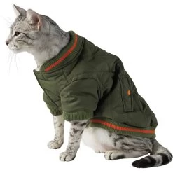Frisco Mediumweight Insulated Quilted Bomber Dog & Cat Coat -Frisco 223977 PT2. AC SS1800 V1608820392