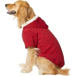 Frisco Textured Knit Dog & Cat Hoodie -Frisco 224233 PT2. AC SS1800 V1637685691