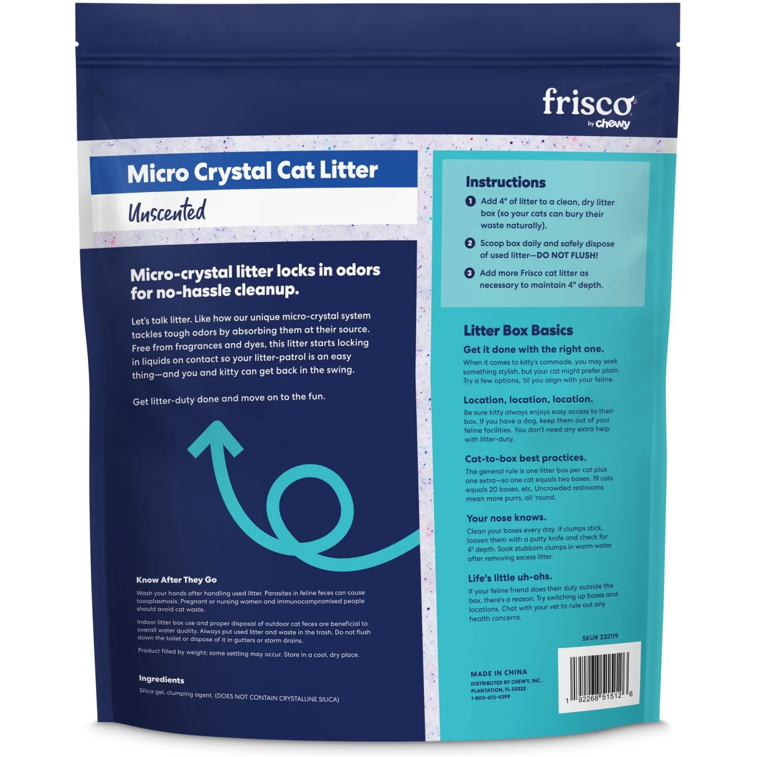 Frisco Micro Crystal Unscented Clumping Crystal Cat Litter 5 Frisco Micro Crystal Unscented Clumping Crystal Cat Litter - Image 3