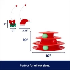 Frisco Holiday Santa Hat & Mistletoe Cat Tracks Cat Toy 8 Frisco Holiday Santa Hat & Mistletoe Cat Tracks Cat Toy -Frisco 233317 PT1. AC SS1800 V1695045652