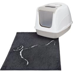 Frisco Microfiber Chenille Cat Silhouette Litter Mat -Frisco 235902 PT3. AC SS1800 V1603342031