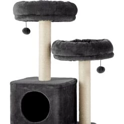 Frisco 55-in Faux Fur Cat Tree & Condo -Frisco 236542 PT3. AC SS1800 V1615987317