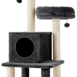 Frisco 55-in Faux Fur Cat Tree & Condo -Frisco 236542 PT4. AC SS1800 V1615987677