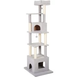 Frisco 80-in Faux Fur Cat Tree & Condo -Frisco 236556 PT2. AC SS1800 V1637694996