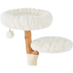 Frisco Natural Wood Modern Cat Tree With Toy, Ivory, Medium 11 Frisco Natural Wood Modern Cat Tree With Toy, Ivory, Medium -Frisco 236561 PT3. AC SS1800 V1615987381
