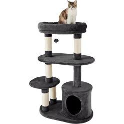 Frisco 48.25-in Heavy Duty Faux Fur Cat Tree & Condo -Frisco 238154 PT2. AC SS1800 V1616075075