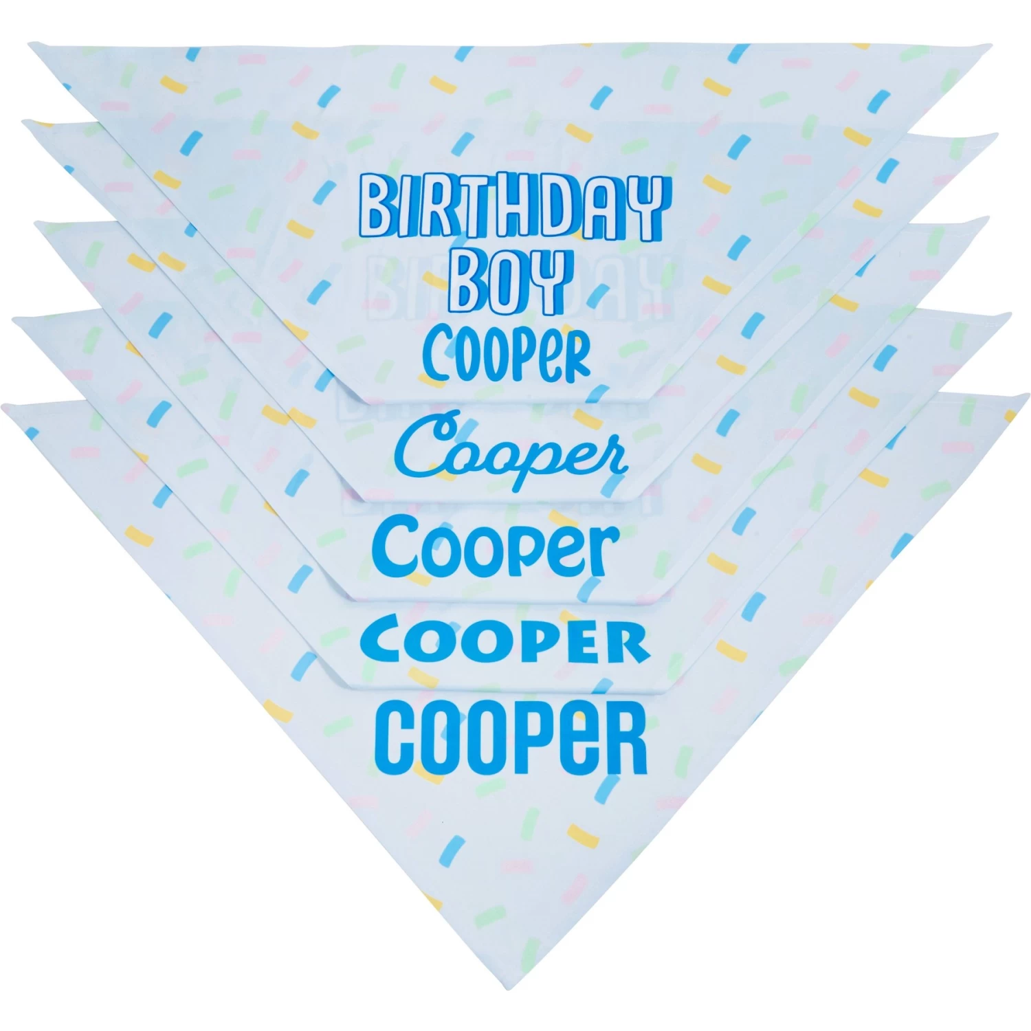 Frisco Birthday Boy Personalized Dog & Cat Bandana 7 Frisco Birthday Boy Personalized Dog & Cat Bandana - Image 5