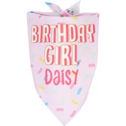 Frisco Birthday Girl Personalized Dog & Cat Bandana