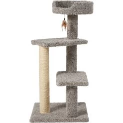 Frisco 41.5-in Real Carpet Wooden Cat Tree -Frisco 244527 PT3. AC SS1800 V1603202563