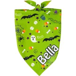 Frisco Halloween Boo! Personalized Dog & Cat Bandana