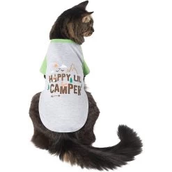 Frisco Happy Lil' Camper Dog & Cat T-Shirt -Frisco 248789 PT2. AC SS1800 V1644959832