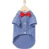 Frisco Polka Dot Chambray Dog & Cat Button Up Shirt -Frisco 249162 MAIN. AC SS1800 V1624613261