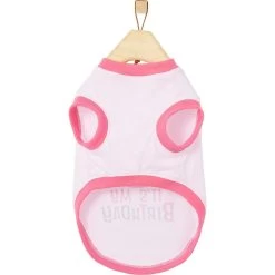 Frisco It's My Birthday Dog & Cat T-Shirt, Pink -Frisco 249255 PT3. AC SS1800 V1624614153