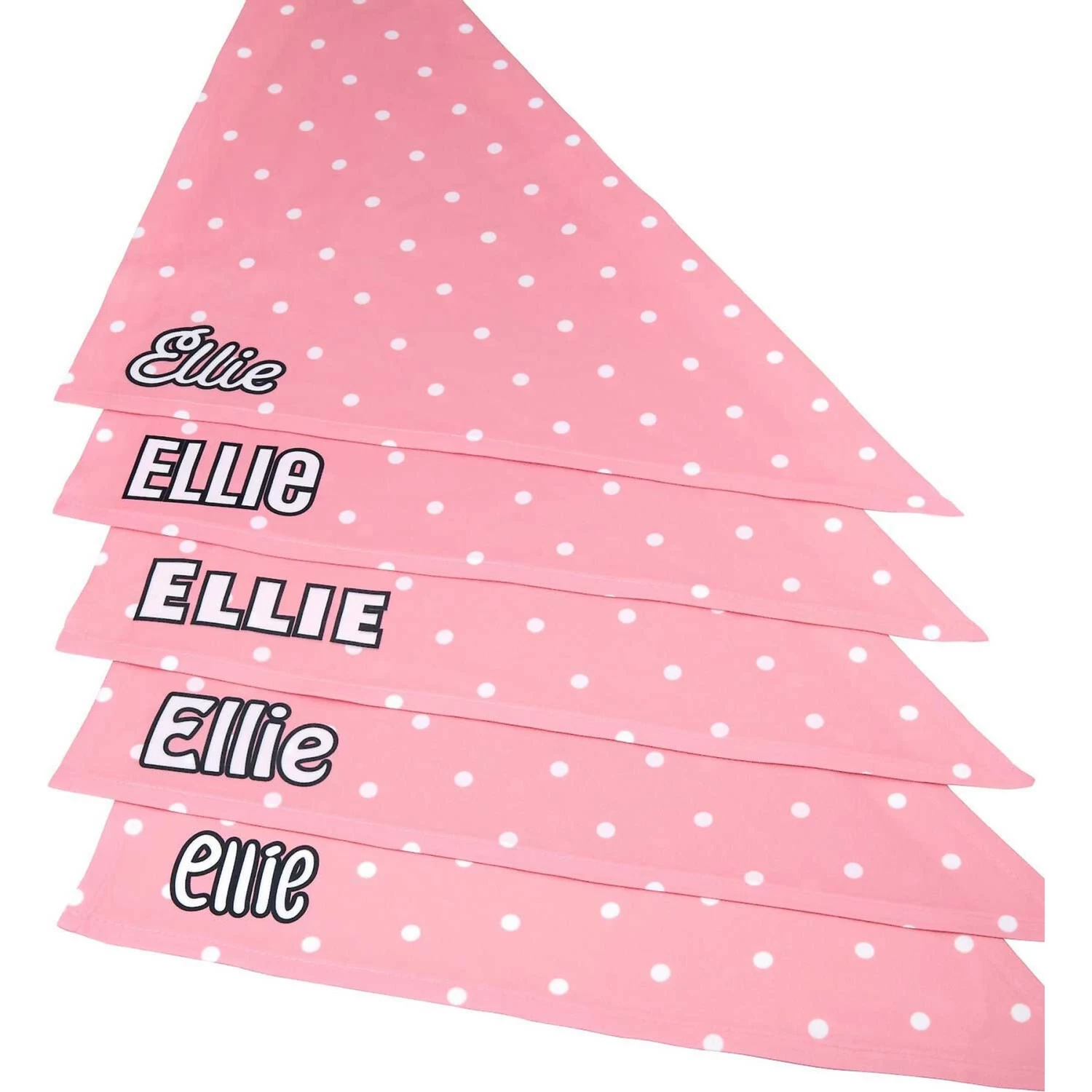 Frisco Polka Dot Personalized Dog & Cat Bandana 7 Frisco Polka Dot Personalized Dog & Cat Bandana - Image 5