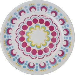 Frisco Kaleidoscope Pattern Non-skid Ceramic Cat Dish -Frisco 256092 PT4. AC SS1800 V1617042722