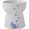 Frisco Cat Print Non-Skid Elevated Ceramic Cat Bowl, Tall -Frisco 256099 MAIN. AC SS1800 V1615299725
