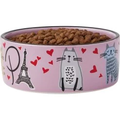 Frisco Paris Non-skid Ceramic Cat Dish -Frisco 256117 PT3. AC SS1800 V1615311168