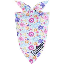 Frisco Bright Floral Personalized Dog & Cat Bandana