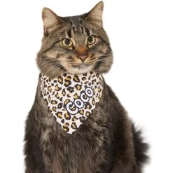 Frisco Leopard Print Personalized Dog & Cat Bandana -Frisco 267543 PT8. AC SS1800 V1623164342