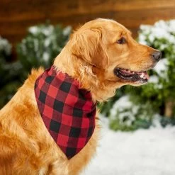 Red Buffalo Plaid Dog & Cat Bandana -Frisco 267899 PT5. AC SS1800 V1637666506