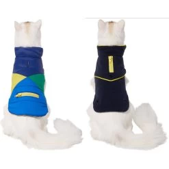 Frisco Mediumweight Colorblock 2-in-1 Dog & Cat Fleece Coat -Frisco 268350 PT2. AC SS1800 V1628792216