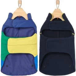 Frisco Mediumweight Colorblock 2-in-1 Dog & Cat Fleece Coat -Frisco 268350 PT5. AC SS1800 V1628780414