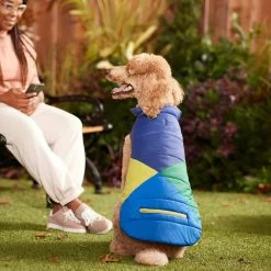 Frisco Mediumweight Colorblock 2-in-1 Dog & Cat Fleece Coat -Frisco 268350 PT8. AC SS1800 V1629755551
