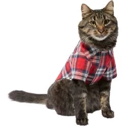 Frisco Red Plaid Dog & Cat Shirt -Frisco 268604 PT3. AC SS1800 V1637657839