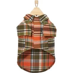 Frisco Orange & Olive Plaid Dog & Cat Flannel Shirt 15 Frisco Orange & Olive Plaid Dog & Cat Flannel Shirt -Frisco 268612 PT4. AC SS1800 V1637646113