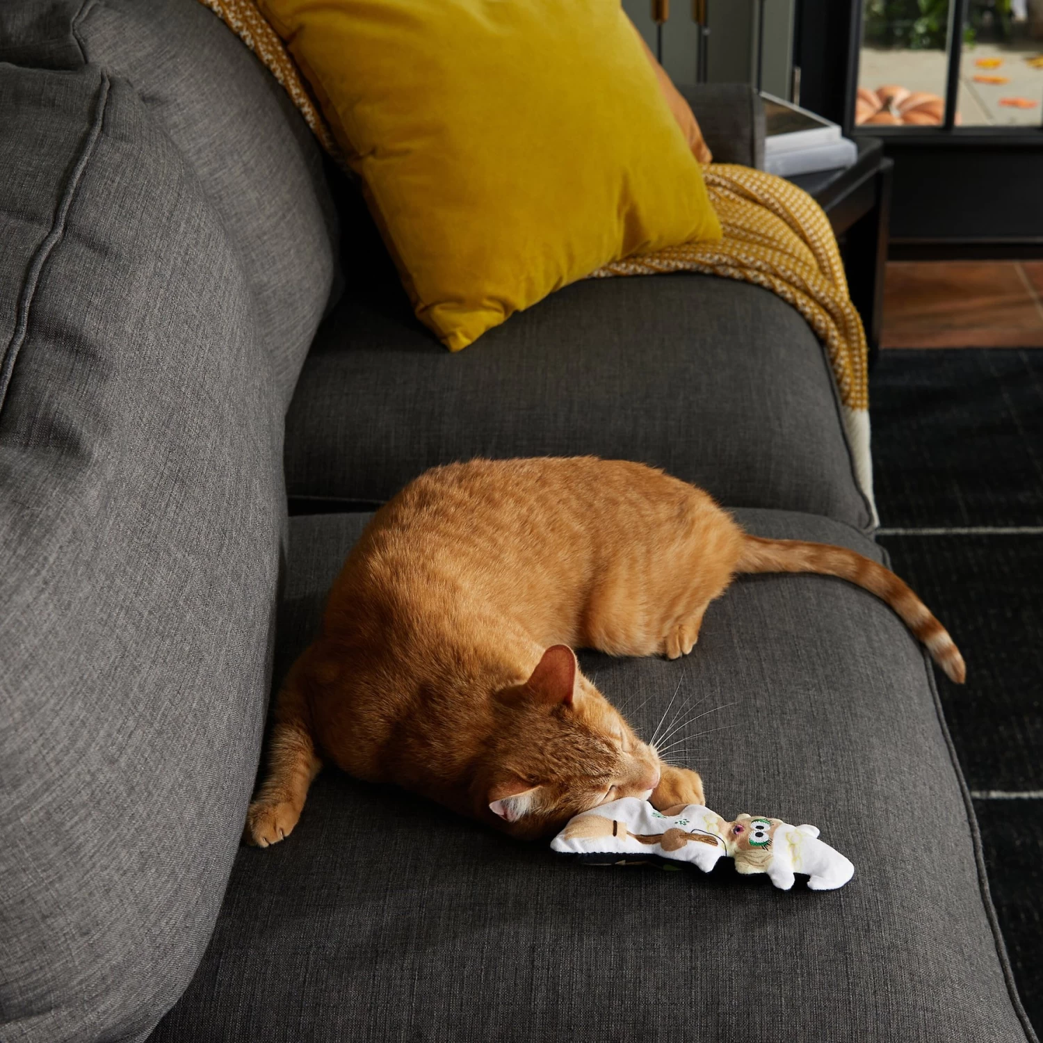 Frisco Halloween Good Witch, Bad Witch Reversible Plush Cat Toy With Catnip 6 Frisco Halloween Good Witch, Bad Witch Reversible Plush Cat Toy With Catnip - Image 4