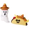 Frisco Halloween Fiesta Ghost & Taco Plush Cat Toy With Catnip, 2 Count -Frisco 270319 MAIN. AC SS1800 V1621949321