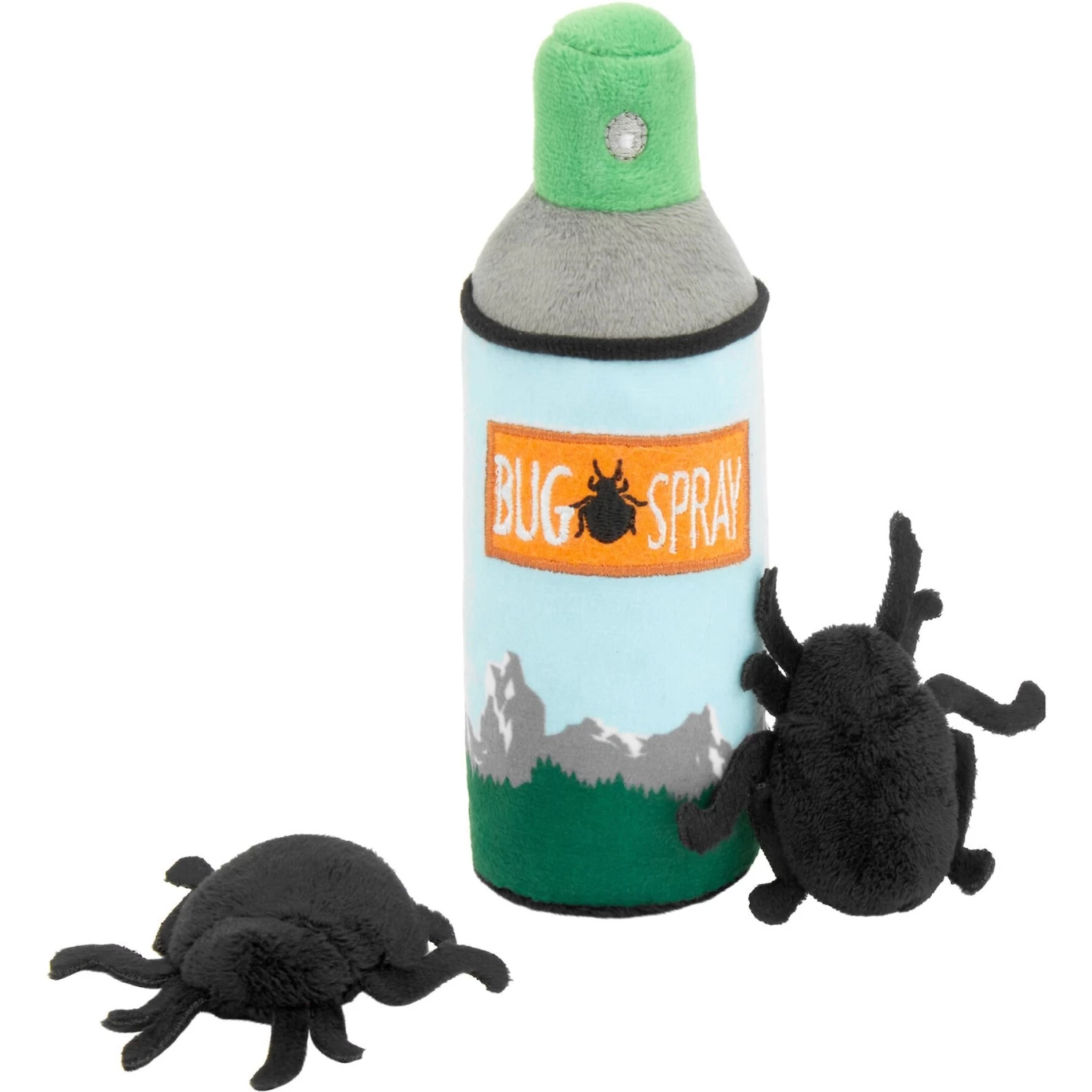 Frisco Camping Bug Spray Plush Cat Toy With Catnip, 3 Count 3 Frisco Camping Bug Spray Plush Cat Toy With Catnip, 3 Count