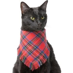 Frisco Red/Green Plaid Dog & Cat Flannel Bandana -Frisco 276201 PT2. AC SS1800 V1637715100