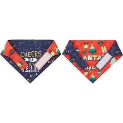 Frisco Santa's Favorite & Cheers To The New Year Dog & Cat Reversible Bandana 16 Frisco Santa's Favorite & Cheers To The New Year Dog & Cat Reversible Bandana -Frisco 276285 PT5. AC SS1800 V1637709159