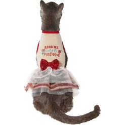 Frisco Kiss Me Under The Mistletoe Dog & Cat Dress -Frisco 276335 PT2. AC SS1800 V1637656899
