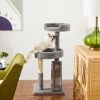 Frisco 44-in Real Carpet Cat Tree With Replaceable Corrugate Scratcher -Frisco 282757 MAIN. AC SS1800 V1621949081